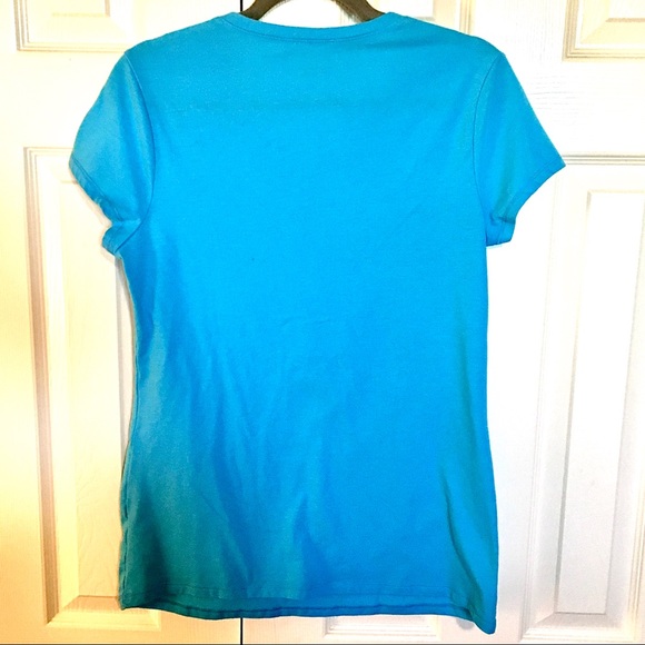 Bright Turquoise Blue Top - Picture 2 of 4